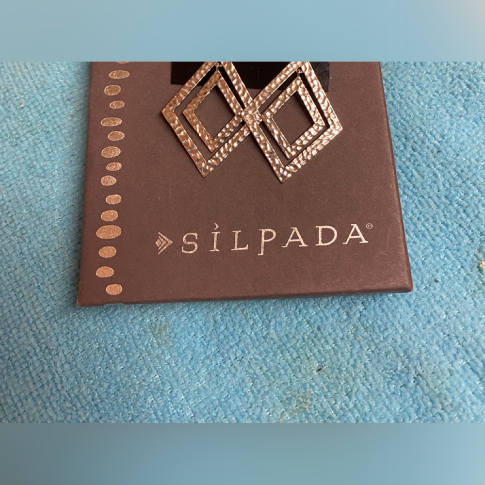 Silpada Reversible Triangular Earrings